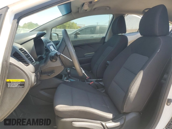 2017 Kia Forte LX with VIN 3KPFL4A72HE075855, listed as a Copart auction lot 52807335 with 76,521 mi miles and Salvage Title. Bid and sale history available at carsss.com. Image 7.