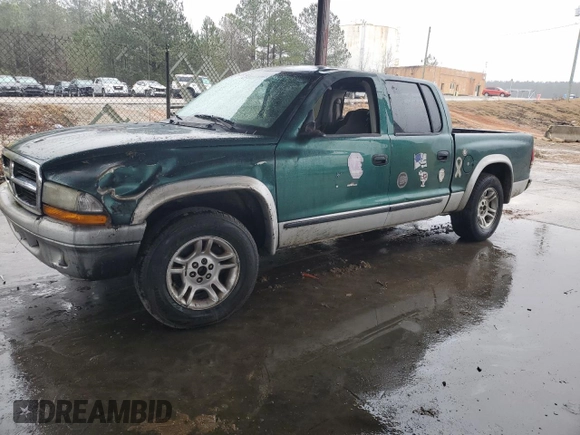 2003 Dodge Dakota SLT with VIN 1D7HL48X03S261436, listed as a Copart auction lot 42317965 with 136,380 mi miles and Salvage Title. Bid and sale history available at carsss.com. Image 1.