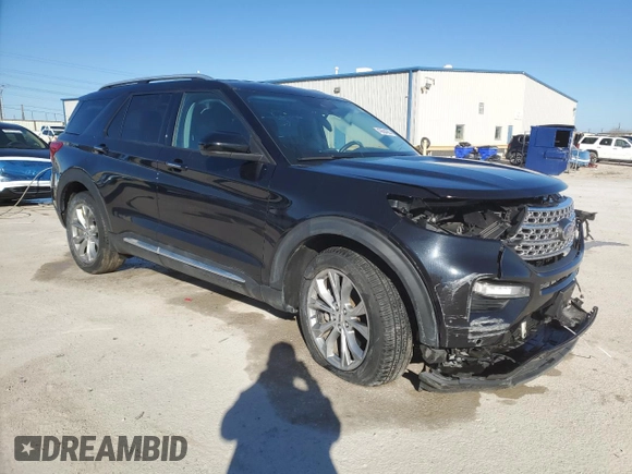 2022 Ford Explorer Limited with VIN 1FMSK7FH5NGA79510, listed as a Copart auction lot 43664285 with 41,095 mi miles and Salvage Title. Bid and sale history available at carsss.com. Image 4.