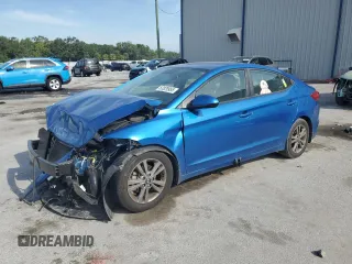 2018 Hyundai Elantra SEL with VIN 5NPD84LF7JH389208, listed as a Copart auction lot 53829955 with 80,270 mi miles and Salvage Title. Bid and sale history available at carsss.com. Image 1.