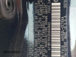 2013 Toyota Camry L with VIN 4T1BF1FK2DU640940, listed as a Copart auction lot 51500955 with 99,504 mi miles and Salvage Title. Bid and sale history available at carsss.com. Image 12.