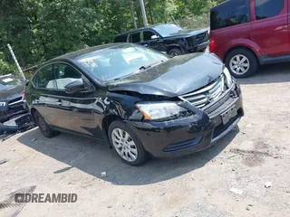2014 Nissan Sentra S with VIN 3N1AB7APXEL671921, listed as a IAAI auction lot 40106509 with Not Provided miles and . Bid and sale history available at DreamBid. Image 1.