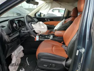 2022 Kia Carnival SX with VIN KNDNE5H33N6176726, listed as a Copart auction lot 80013124 with 14,936 mi miles and Salvage Title. Bid and sale history available at carsss.com. Image 7.