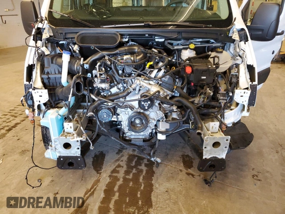 2024 Ford Transit Cargo with VIN 1FTBR1Y88RKA70197, listed as a Copart auction lot 76137834 with Not Provided miles and Clean Title. Bid and sale history available at DreamBid. Image 12.