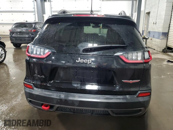 2019 Jeep Cherokee Trailhawk Elite with VIN 1C4PJMBX9KD461643, listed as a Copart auction lot 46308055 with 84,009 mi miles and Salvage Title. Bid and sale history available at carsss.com. Image 6.