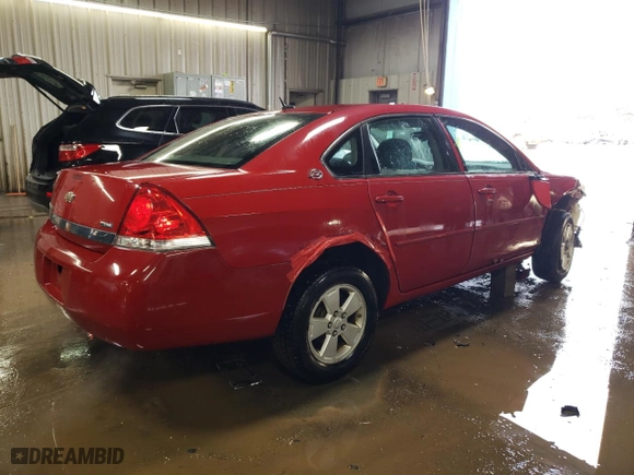 2007 Chevrolet Impala 3.5L LT with VIN 2G1WT58K079191805, listed as a Copart auction lot 46861835 with 119,360 mi miles and Salvage Title. Bid and sale history available at carsss.com. Image 3.