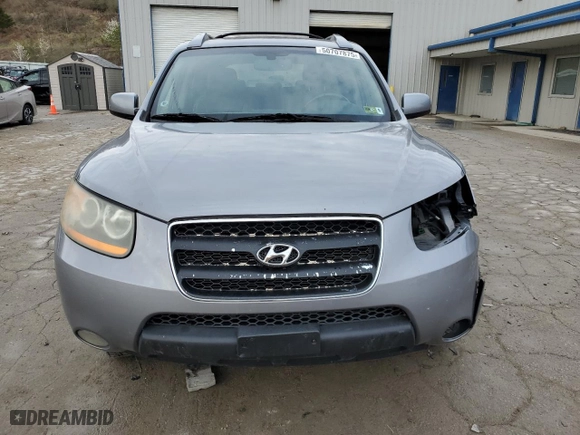 2008 Hyundai Santa Fe SE with VIN 5NMSH13E58H220339, listed as a Copart auction lot 50707875 with 215,189 mi miles and Salvage Title. Bid and sale history available at carsss.com. Image 5.