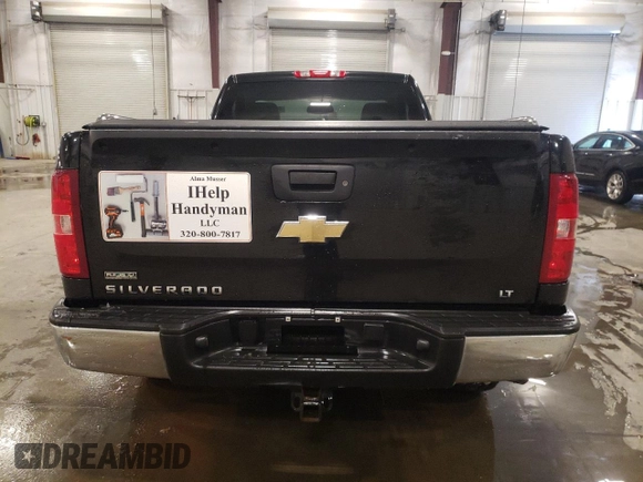2011 Chevrolet Silverado 1500 LT with VIN 1GCNKSE09BZ292265, listed as a Copart auction lot 45767865 with 150,994 mi miles and Salvage Title. Bid and sale history available at DreamBid. Image 6.