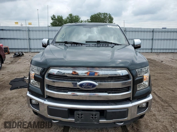2015 Ford F-150 XLT with VIN 1FTEW1EG0FKD21372, listed as a Copart auction lot 61355525 with 172,421 mi miles and Salvage title. Bid and sale history available at DreamBid. Image 5.