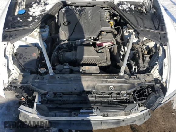 2021 Genesis G80 2.5T with VIN KMTGB4SC6MU044687, listed as a Copart auction lot 87952985 with 80,141 mi miles and Salvage Title. Bid and sale history available at DreamBid. Image 11.