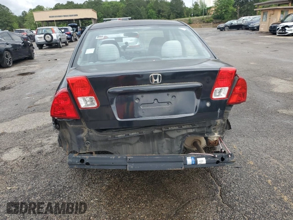 2004 Honda Civic LX with VIN 2HGES16554H543338, listed as a Copart auction lot 56353535 with 60,610 mi miles and Clean Title. Bid and sale history available at DreamBid. Image 6.