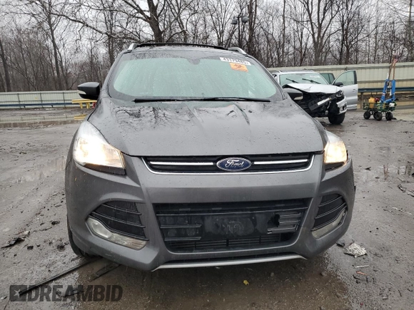 2015 Ford Escape Titanium with VIN 1FMCU9J98FUC02987, listed as a Copart auction lot 43179485 with 60,410 mi miles and Salvage Title. Bid and sale history available at carsss.com. Image 5.