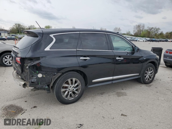 2015 Infiniti QX60 with VIN 5N1AL0MM0FC553971, listed as a Copart auction lot 51119805 with 112,169 mi miles and Salvage Title. Bid and sale history available at DreamBid. Image 3.