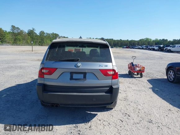 2005 BMW X3 3.0i with VIN WBXPA93445WD16297, listed as a IAAI auction lot 42073854 with 216,545 mi miles and . Bid and sale history available at DreamBid. Image 16.