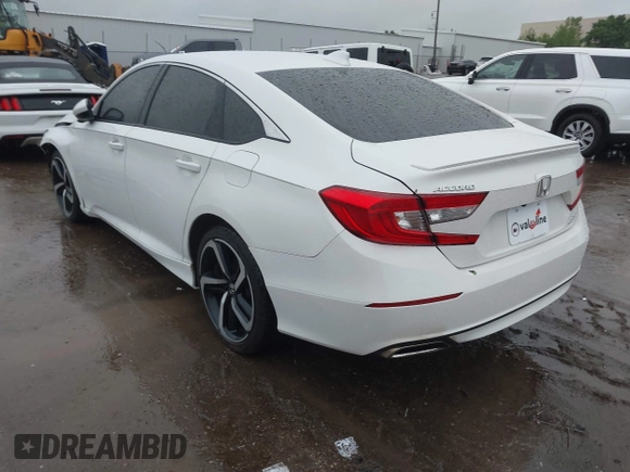 2019 Honda Accord Sport z VIN 1HGCV2F38KA034651, wystawiony jako IAAI lot #42159337 z przebiegiem 112 245 mil mil oraz . Historia ofert i sprzedaży dostępna na DreamBid. Obrazek 3.