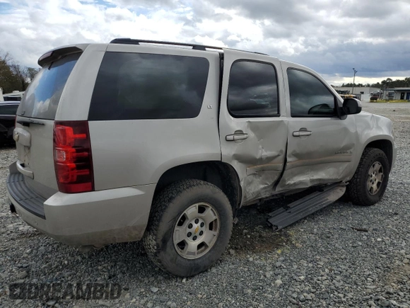 2008 Chevrolet Tahoe 1LT with VIN 1GNFC13J38R160500, listed as a Copart auction lot 82607874 with 202,452 mi miles and Salvage title. Bid and sale history available at DreamBid. Image 3.