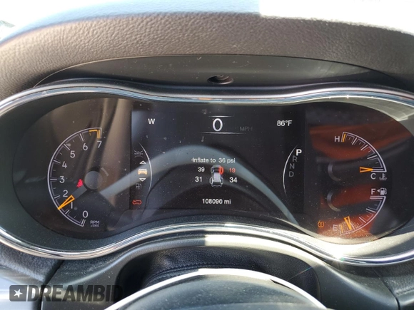 2020 Jeep Grand Cherokee Limited X z VIN 1C4RJEBG1LC265444, wystawiony jako Copart lot #57961765 z przebiegiem 108 090 mil mil oraz Szkoda całkowita • Salvage title. Historia ofert i sprzedaży dostępna na DreamBid. Obrazek 9.