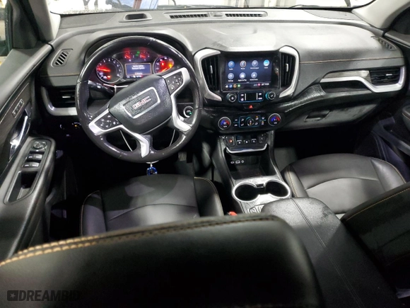 2020 GMC Terrain SLT with VIN 3GKALVEX3LL337773, listed as a Copart auction lot 84684024 with 57,194 mi miles and Salvage Title. Bid and sale history available at carsss.com. Image 8.
