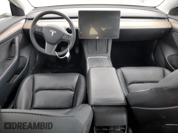 2022 Tesla Model 3 with VIN 5YJ3E1EA4NF207232, listed as a Copart auction lot 54414805 with Not Provided miles and Salvage Title. Bid and sale history available at DreamBid. Image 8.