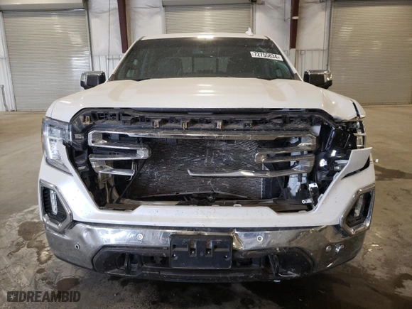 2022 GMC Sierra 1500 Limited SLT with VIN 3GTU9DEL3NG174472, listed as a Copart auction lot 72755834 with 78,288 mi miles and Salvage Title. Bid and sale history available at carsss.com. Image 5.