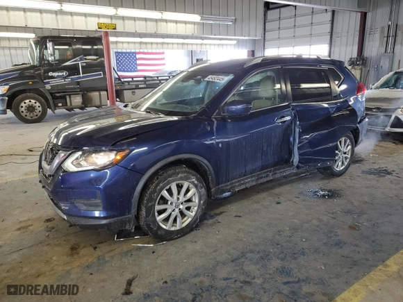 2020 Nissan Rogue SV with VIN JN8AT2MV9LW102271, listed as a Copart auction lot 45492445 with 113,206 mi miles and Salvage Title. Bid and sale history available at carsss.com. Image 1.