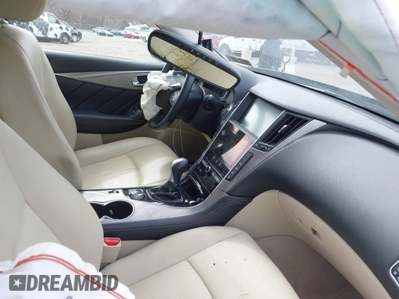 2016 Infiniti Q50 Premium with VIN JN1EV7AR2GM341628, listed as a IAAI auction lot 41898412 with 63,543 mi miles and . Bid and sale history available at DreamBid. Image 5.