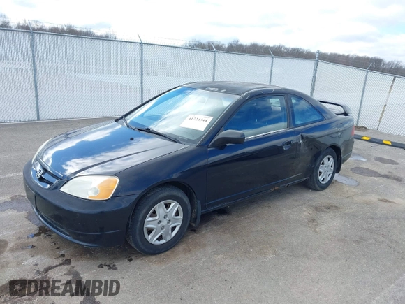 2003 Honda Civic LX with VIN 1HGEM215X3L063448, listed as a IAAI auction lot 41724344 with Not Provided miles and . Bid and sale history available at DreamBid. Image 2.