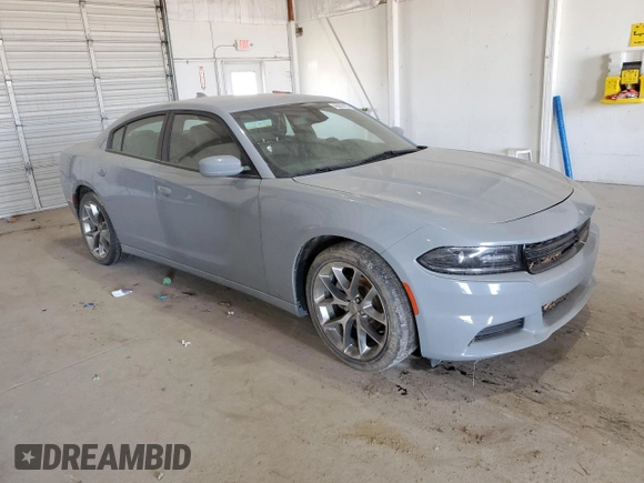 2021 Dodge Charger SXT with VIN 2C3CDXBG4MH608971, listed as a Copart auction lot 46055125 with 0 mi miles and Salvage Title. Bid and sale history available at carsss.com. Image 4.