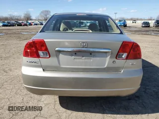 2003 Honda Civic EX with VIN 2HGES25783H618685, listed as a Copart auction lot 50200425 with 157,582 mi miles and Salvage Title. Bid and sale history available at DreamBid. Image 6.