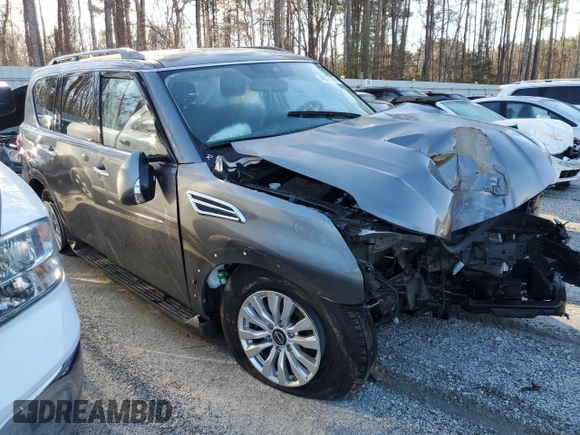2023 Nissan Armada SV with VIN JN8AY2AD6P9693600, listed as a Copart auction lot 49272165 with Not provided miles and Salvage title. Bid and sale history available at DreamBid. Image 4.