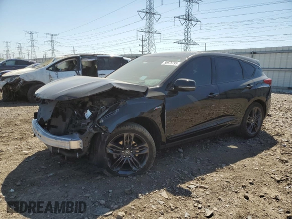 2021 Acura RDX w/A-Spec Package с VIN 5J8TC2H6XML031416, выставлен на аукционе Copart как лот 55978795 с пробегом 81 773 миль миль и Списание • Salvage title. История ставок и продаж доступна на DreamBid. Изображение 1.