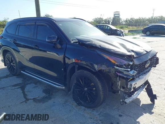 2023 Toyota Highlander L with VIN 5TDKDRAH3PS520691, listed as a IAAI auction lot 40677236 with 37,109 mi miles and . Bid and sale history available at DreamBid. Image 1.