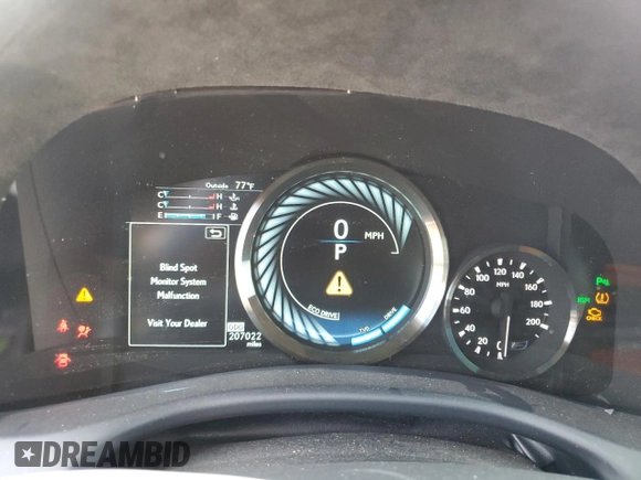 2016 Lexus GS F F z VIN JTHBP1BL3GA000689, wystawiony jako Copart lot #71687354 z przebiegiem 207 022 mil mil oraz Szkoda całkowita • Salvage title. Historia ofert i sprzedaży dostępna na DreamBid. Obrazek 9.