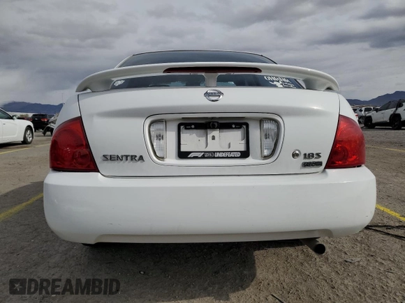 2006 Nissan Sentra S with VIN 3N1CB51D06L504780, listed as a Copart auction lot 51544815 with 156,032 mi miles and Salvage Title. Bid and sale history available at DreamBid. Image 6.