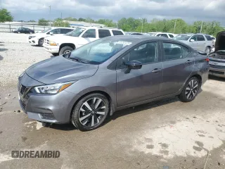 2022 Nissan Versa SR with VIN 3N1CN8FVXNL834810, listed as a Copart auction lot 55265425 with 45,479 mi miles and Salvage title. Bid and sale history available at DreamBid. Image 1.