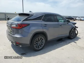 2022 Lexus RX 350 F Sport with VIN 2T2YZMDA0NC312444, listed as a Copart auction lot 53786205 with 60,684 mi miles and Salvage title. Bid and sale history available at DreamBid. Image 3.