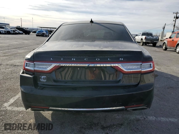 2018 Lincoln Continental Select with VIN 1LN6L9SK2J5617937, listed as a Copart auction lot 86774734 with 46,451 mi miles and Salvage Title. Bid and sale history available at carsss.com. Image 6.