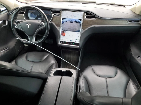 2014 Tesla Model S 60 kWh Battery with VIN 5YJSA1S1XEFP51455, listed as a Copart auction lot 51987754 with NaN miles and Salvage Title. Bid and sale history available at carsss.com. Image 8.