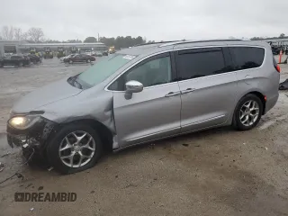 2018 Chrysler Pacifica Limited z VIN 2C4RC1GG1JR320524, wystawiony jako Copart lot #48353795 z przebiegiem 133 624 mil mil oraz Szkoda całkowita • Salvage title. Historia ofert i sprzedaży dostępna na DreamBid. Obrazek 1.