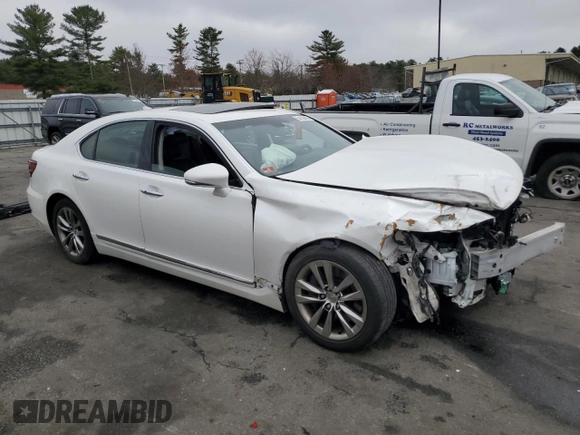 2016 Lexus LS 460 with VIN JTHCL5EF7G5026203, listed as a Copart auction lot 54129465 with 142,898 mi miles and Salvage title. Bid and sale history available at DreamBid. Image 4.