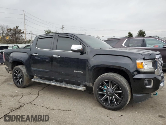 2017 GMC Canyon 4WD Denali with VIN 1GTG6EEN1H1273887, listed as a Copart auction lot 45037445 with 71,035 mi miles and Salvage Title. Bid and sale history available at carsss.com. Image 4.
