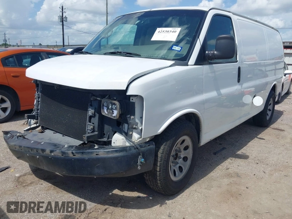 2013 Chevrolet Express Cargo with VIN 1GCSGAFX9D1123777, listed as a IAAI auction lot 42530340 with 232,340 mi miles and . Bid and sale history available at DreamBid. Image 20.
