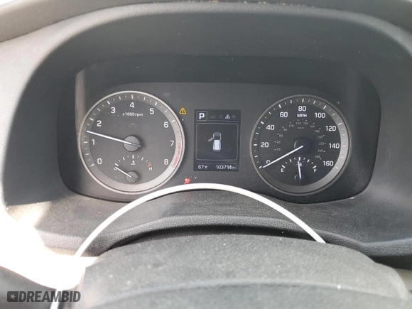 2018 Hyundai Tucson SEL with VIN KM8J3CA47JU766862, listed as a Copart auction lot 51103705 with 103,714 mi miles and Salvage Title. Bid and sale history available at carsss.com. Image 9.