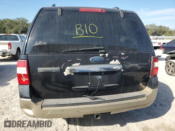2007 Ford Expedition Max Eddie Bauer with VIN 1FMFK18577LA18641, listed as a Copart auction lot 83966204 with 285,859 mi miles and Salvage Title. Bid and sale history available at DreamBid. Image 6.