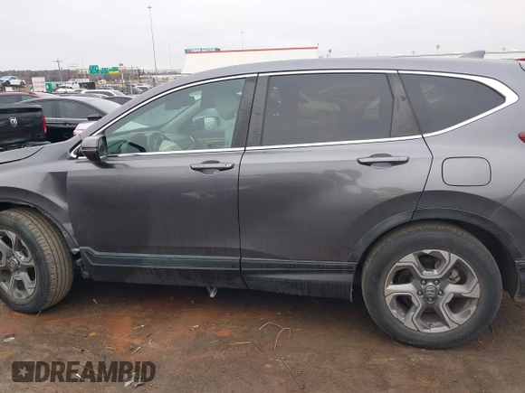 2017 Honda CR-V EX-L with VIN 7FARW1H89HE004524, listed as a IAAI auction lot 41504713 with 27,529 mi miles. Bid and sale history available at carsss.com. Image 15.