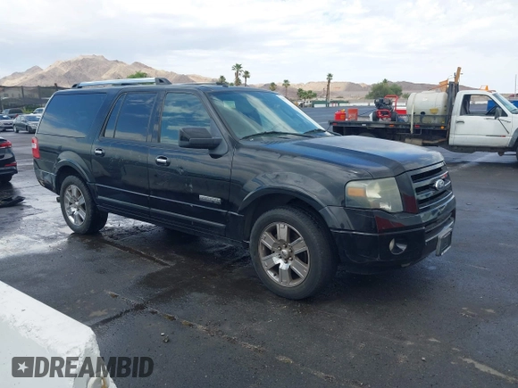 2008 Ford Expedition Max Limited z VIN 1FMFK19508LA39394, wystawiony jako IAAI lot #42660736 z przebiegiem 172 338 mil mil oraz . Historia ofert i sprzedaży dostępna na DreamBid. Obrazek 1.