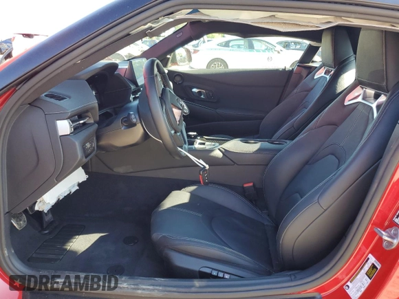 2024 Toyota Supra 3.0 with VIN WZ1DB0G02RW068233, listed as a Copart auction lot 52388195 with 3,881 mi miles and Salvage title. Bid and sale history available at DreamBid. Image 7.