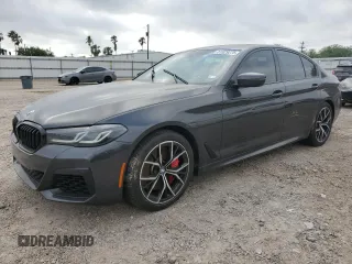 2023 BMW 5 Series 540i with VIN WBA53BJ04PCL88945, listed as a Copart auction lot 51529275 with Not provided miles and Salvage title. Bid and sale history available at DreamBid. Image 1.