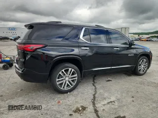 2022 Chevrolet Traverse High Country z VIN 1GNEVNKW6NJ133098, wystawiony jako Copart lot #59689065 z przebiegiem 52 627 mil mil oraz Czysty tytuł • Clean title. Historia ofert i sprzedaży dostępna na DreamBid. Obrazek 3.