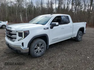 2022 GMC Sierra 1500 with VIN 1GTVUBETXNZ511808, listed as a Copart auction lot 82582724 with 81,748 mi miles and Salvage Title. Bid and sale history available at DreamBid. Image 1.